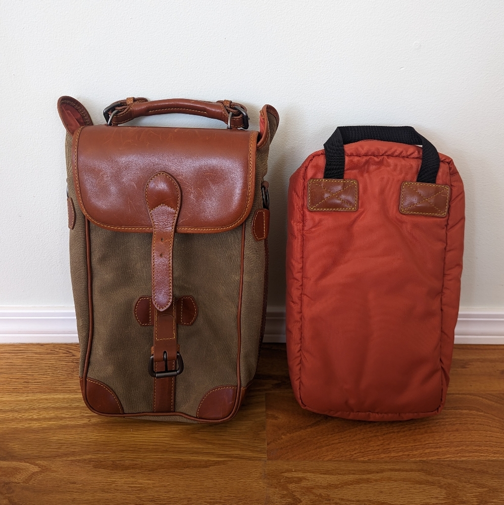 Mulholland handcrafted wine carrier